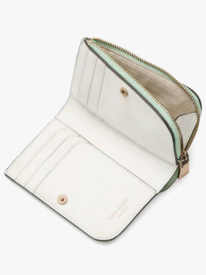 Devin Small Compact Wallet, PISTACHIO ICE, hi-res image number 2