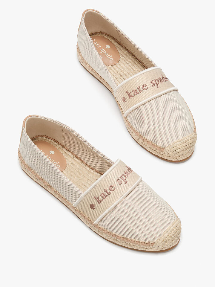 Piper Webbing Espadrille Flat, LIGHT FAWN, hi-res image number 4