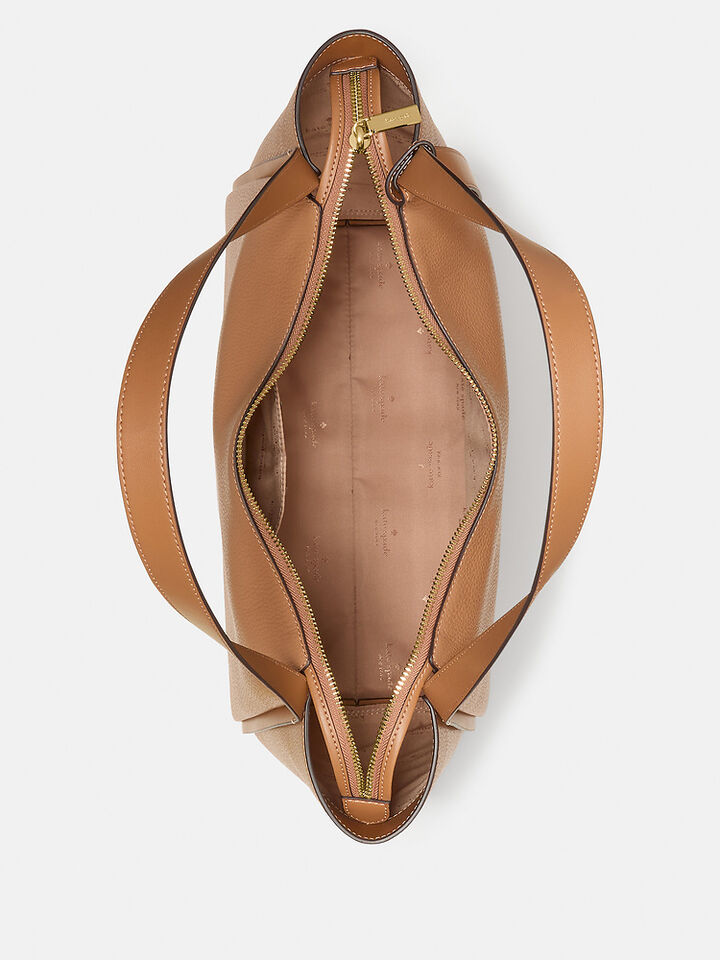 Knott Tote Bag, Medium Biscotti, hi-res image number 4