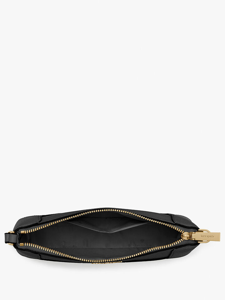 Lena Pebbled Leather Convertible Wristlet