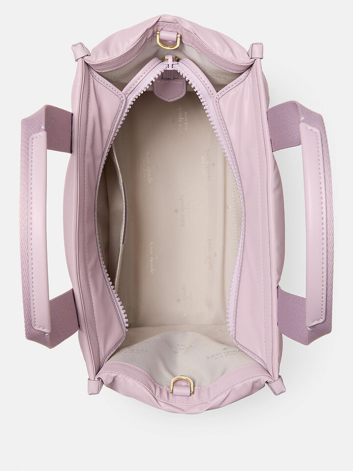 Kip Puffy Small Tote, LAVENDER SMOKE, hi-res image number 4