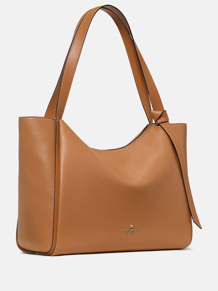 Knott Tote Bag, Medium Biscotti, hi-res image number 3