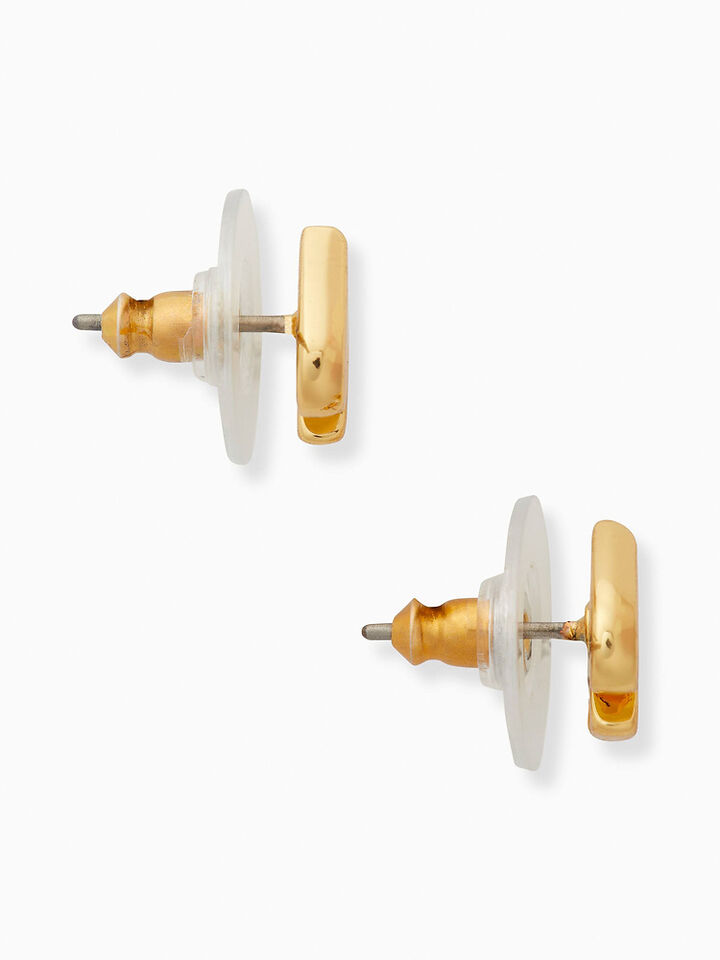 Everyday Spade Enamel Studs, white, hi-res image number 3
