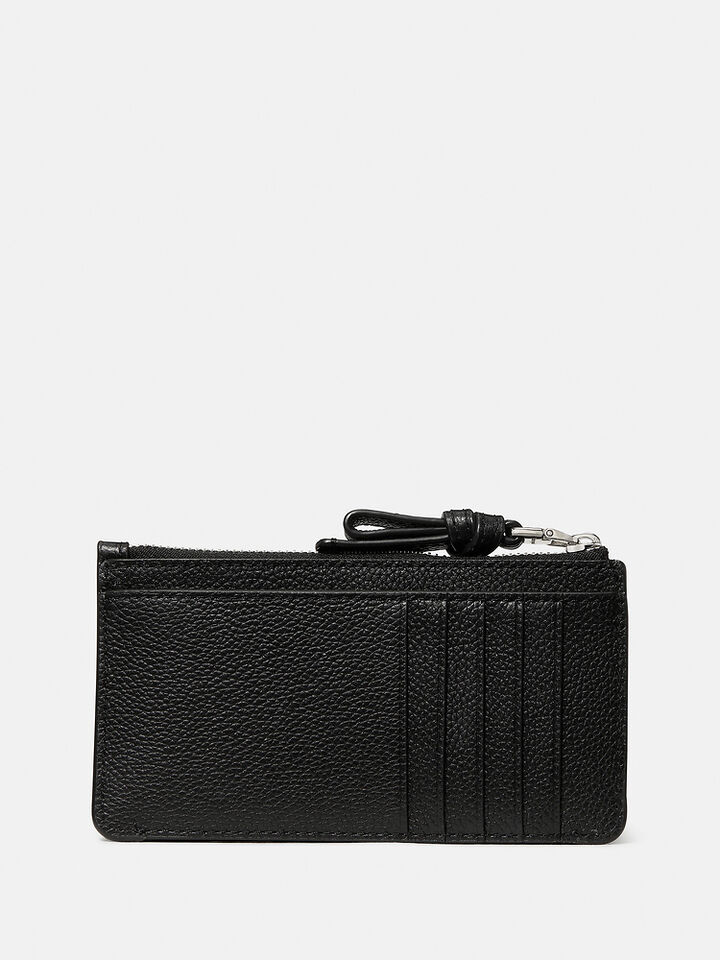 Loop East West Zip Card Case, Black, hi-res image number 4