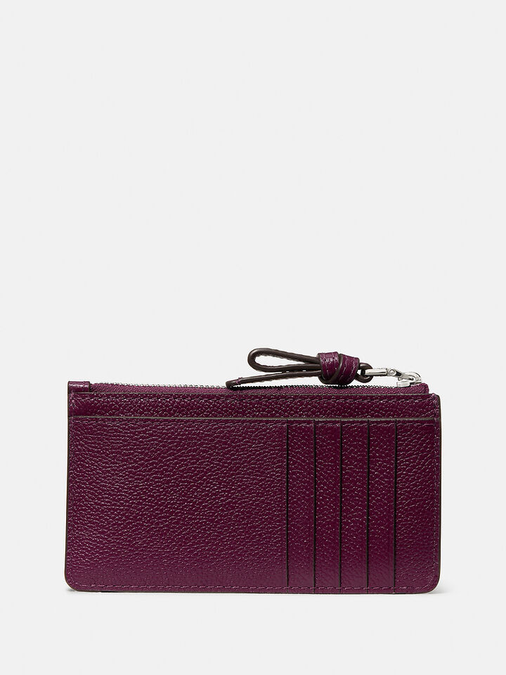 Loop East West Zip Card Case, Purple Agate, hi-res image number 4