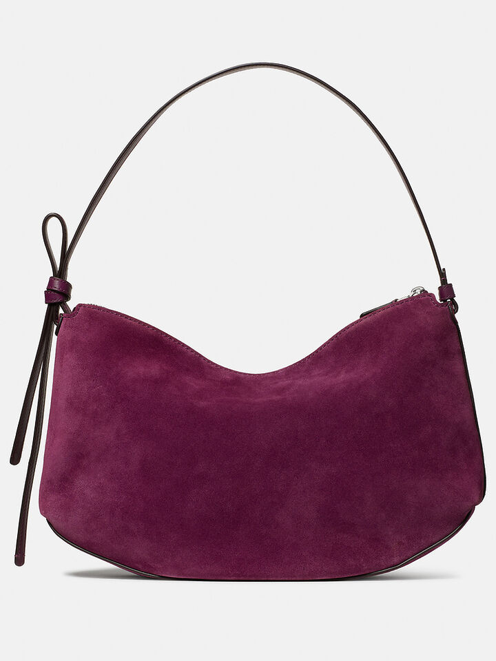 Loop Suede Large Shoulder Bag, PURPLE AGATE, hi-res image number 5