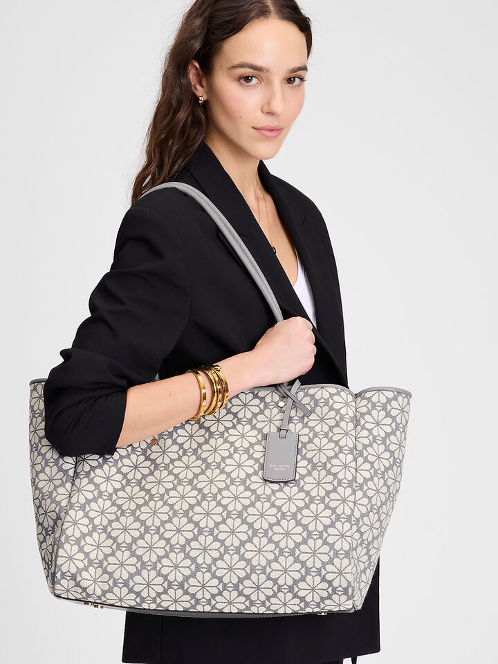 Spade Flower Jacquard Large Everything Tote