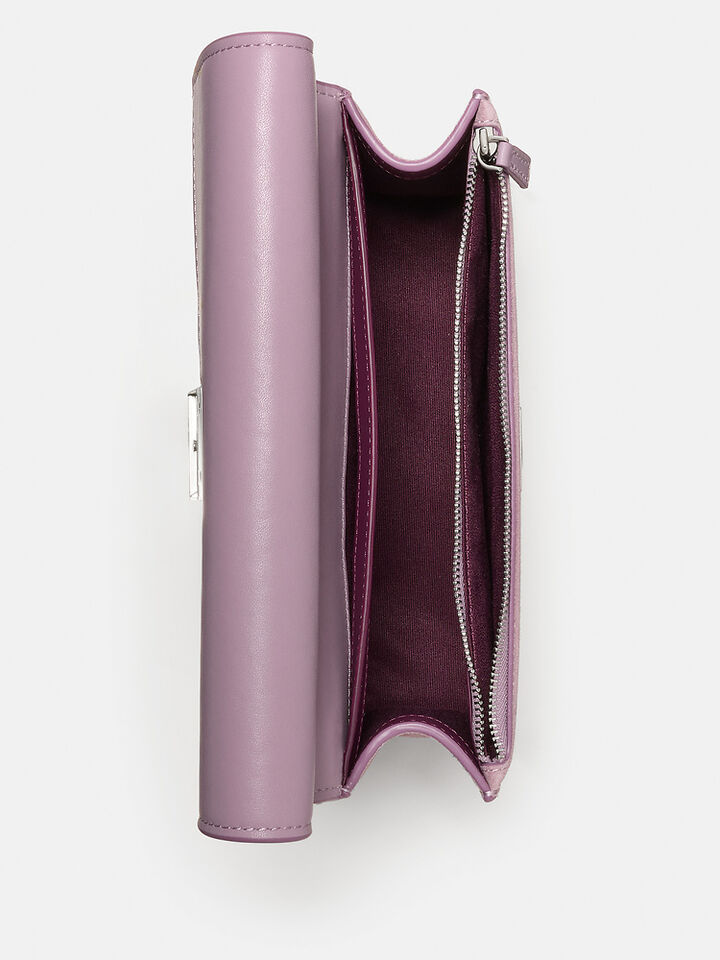 Deco Suede Chain Shoulder Bag, MARKET PURPLE, hi-res image number 4