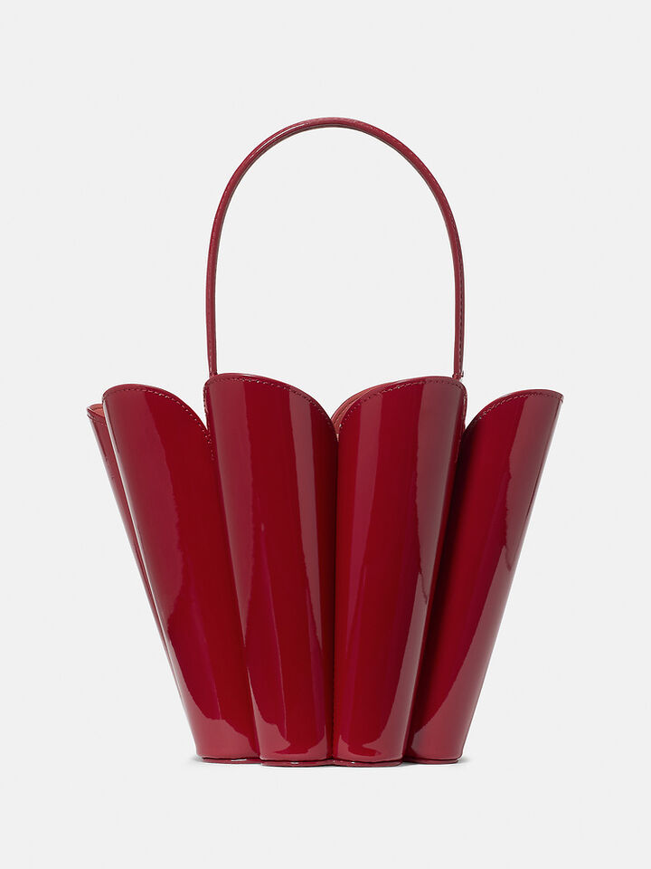 The Patent Spade Flower Bucket Bag