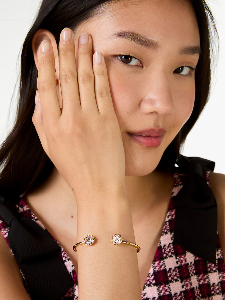 Something Sparkly Spade Hinge Cuff