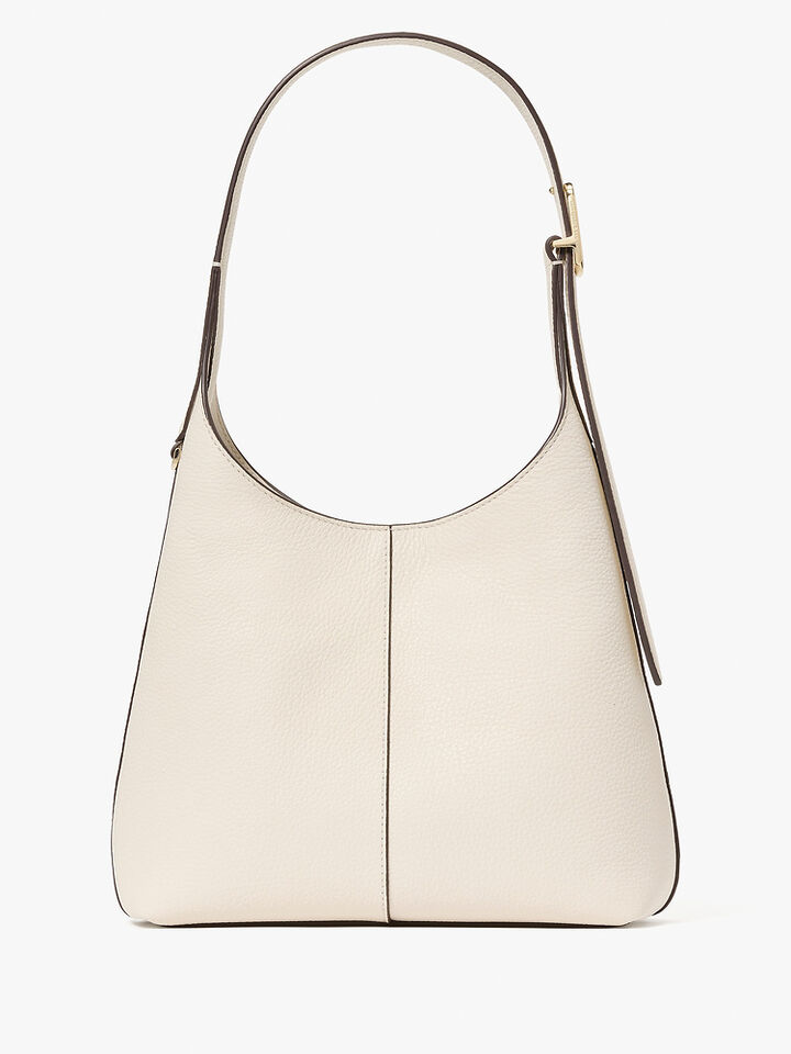 454 Pebbled Leather Small Shoulder Bag, MERINGUE, hi-res image number 3
