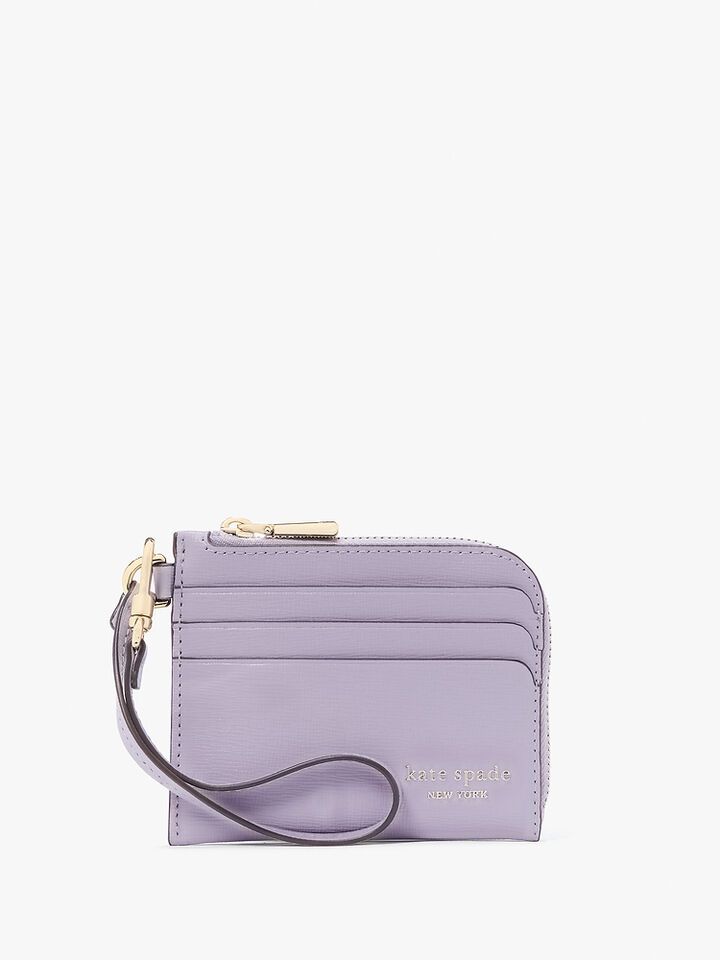 Devin Coin Card Case Wristlet, LAVENDER CREAM, hi-res image number 1