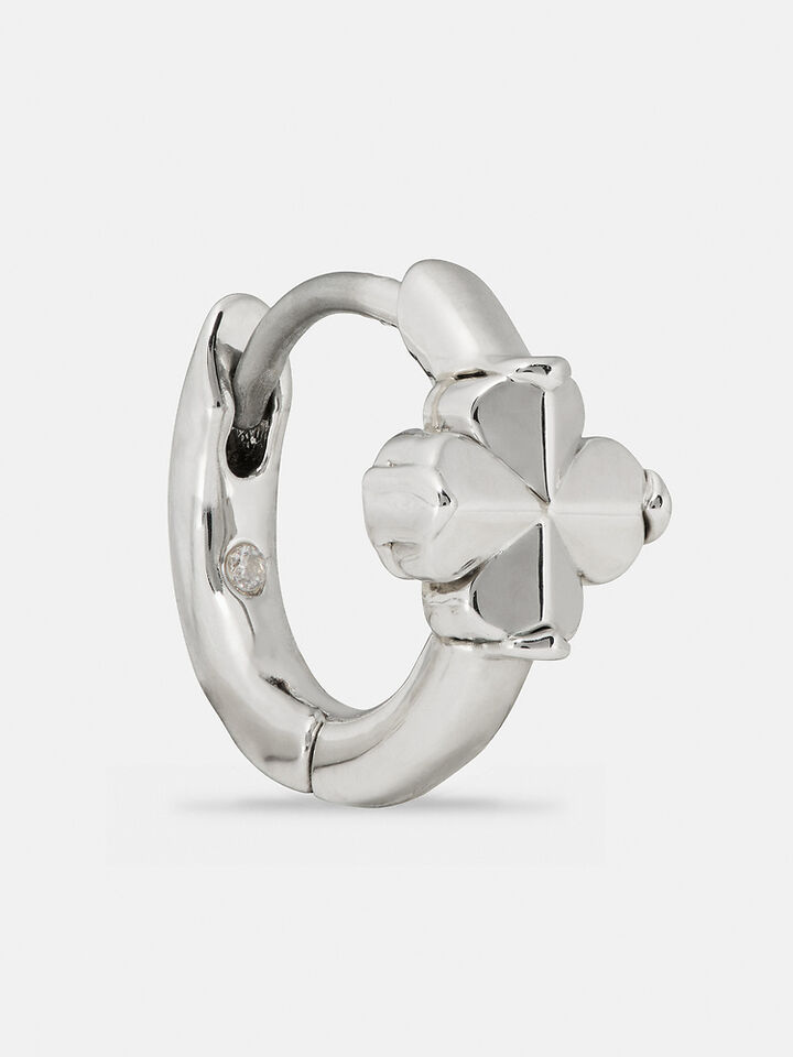 Spade Flower Huggies, SILVER, hi-res image number 3