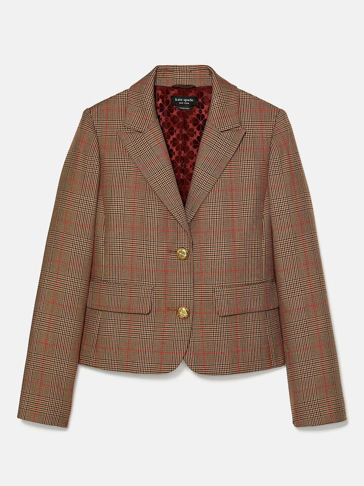 Plaid School Girl Blazer