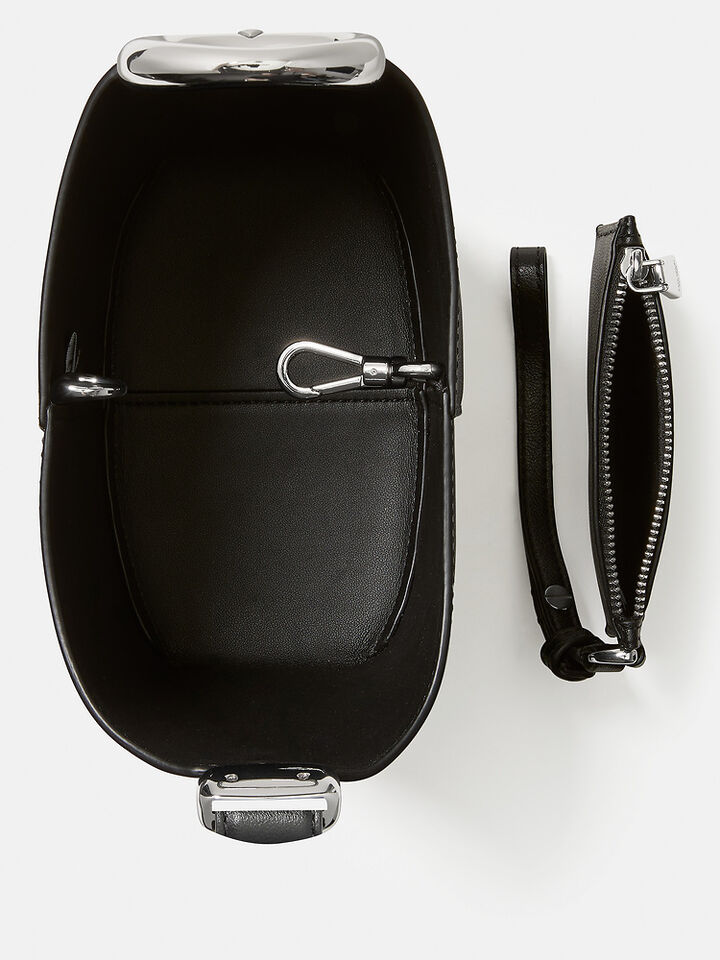 Halo Mini Bucket Bag, BLACK, hi-res image number 6