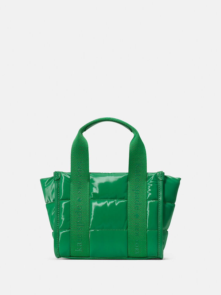 Kip Puffy Mini Tote, GREEN BEAN, hi-res image number 1