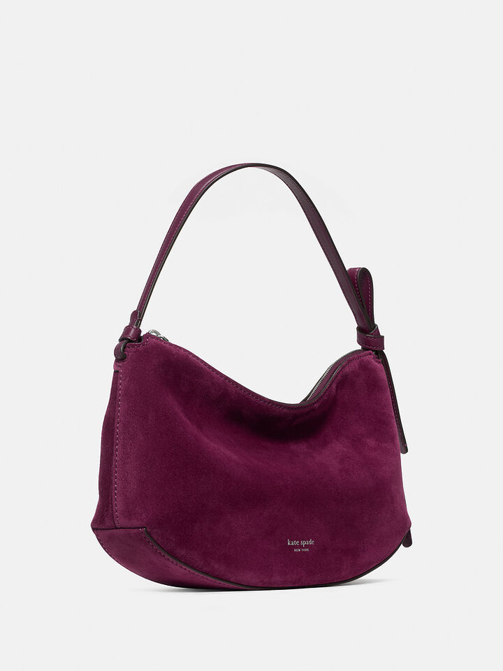 Loop Suede Shoulder Bag, PURPLE AGATE, hi-res image number 3