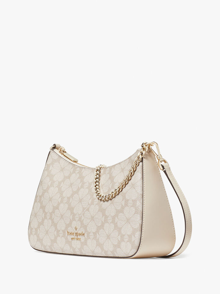 Spade Flower Spade Flower Pvc Convertible Crossbody, BEIGE, hi-res image number 3