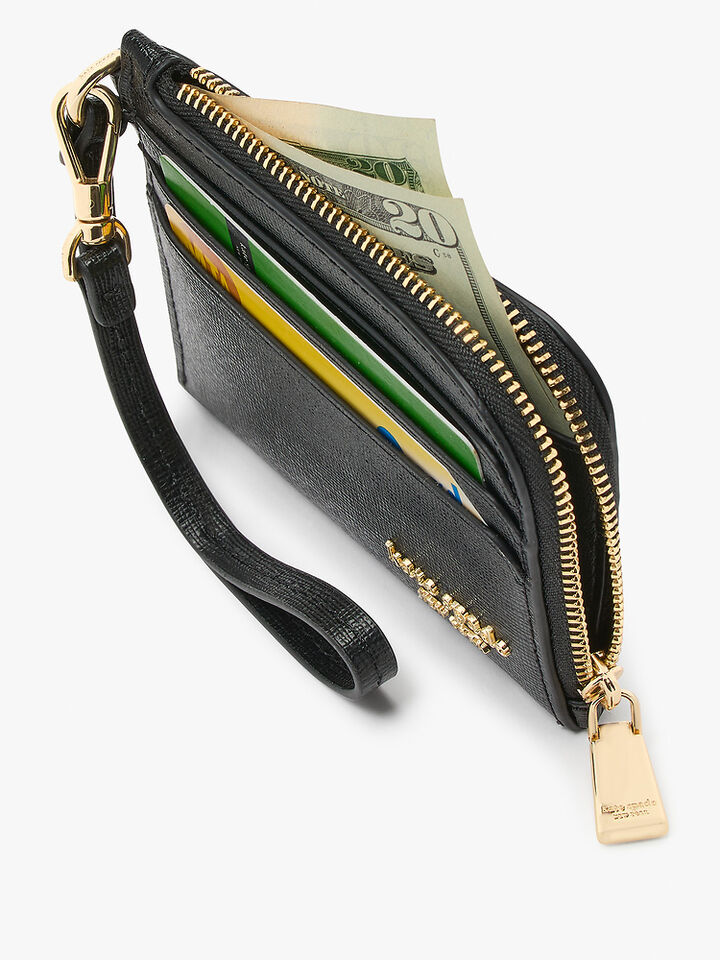 Devin Coin Card Case Wristlet, LAVENDER CREAM, hi-res image number 4