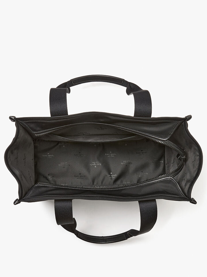 Kip Canvas Large Tote, BLACK, hi-res image number 4