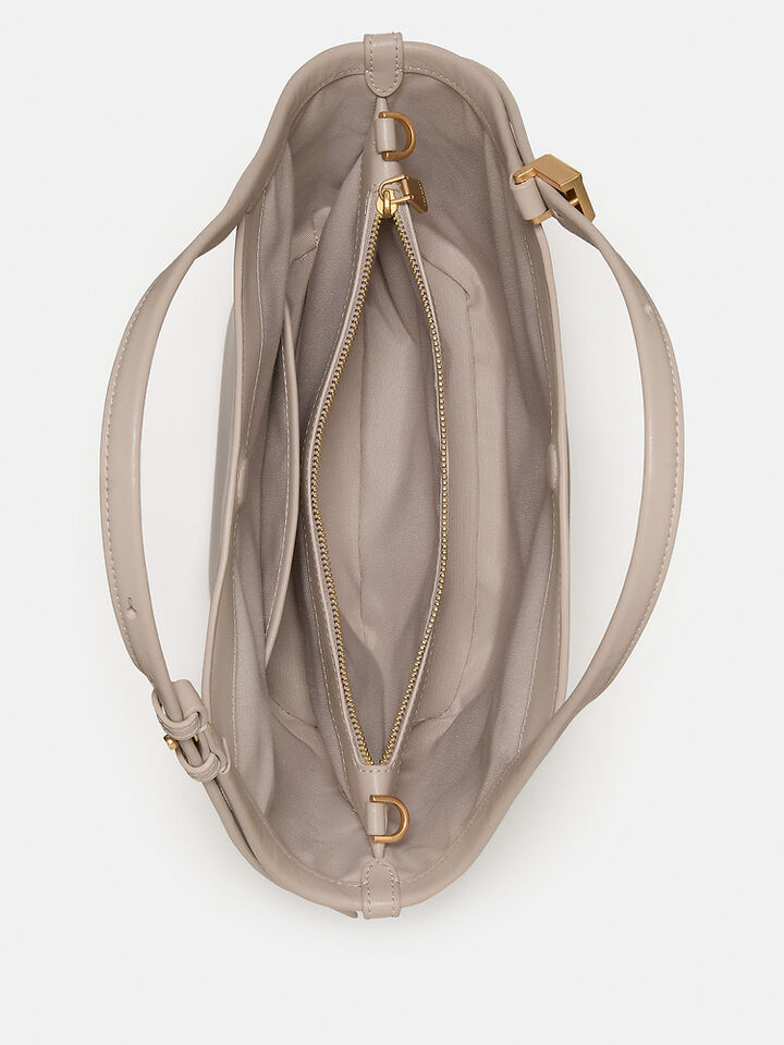 Deco Small Tulip Tote Bag, QUARTZ PEBBLE, hi-res image number 4