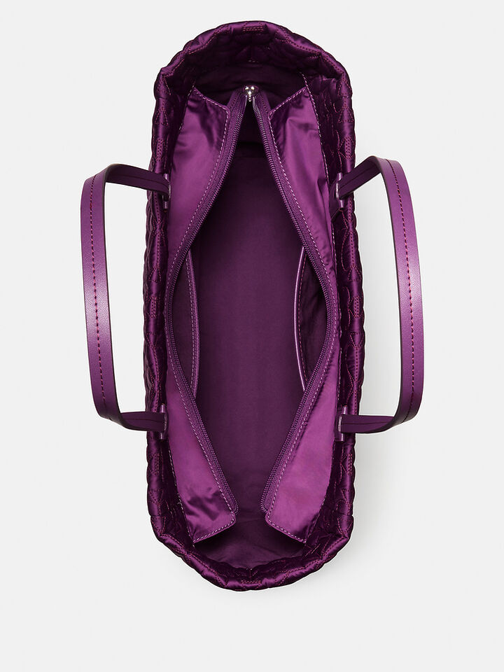 Tilly Quilted Medium Tote Bag, NIGHTSHADE., hi-res image number 4