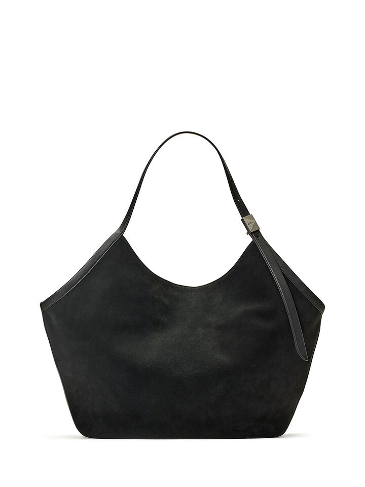 Deco Suede Large Tulip Tote