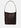 Halo Glazed Leather Bucket Bag, HOT FUDGE, swatch