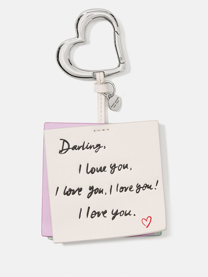 Charmed Love Notes Bag Charm