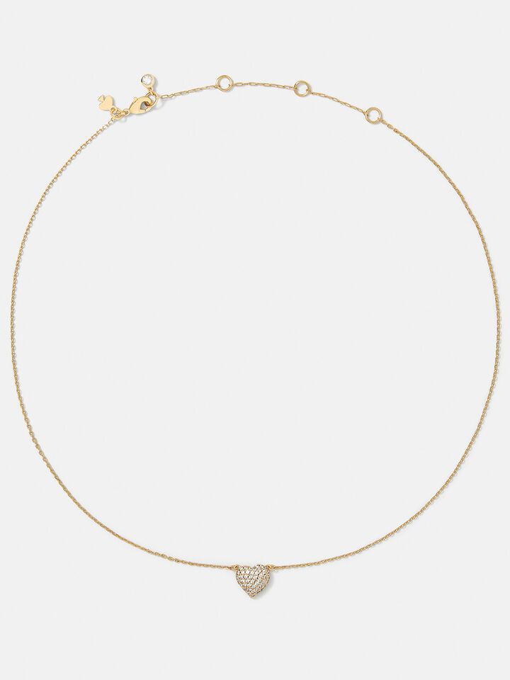 Amour Pave Pendant, Gold, hi-res image number 3