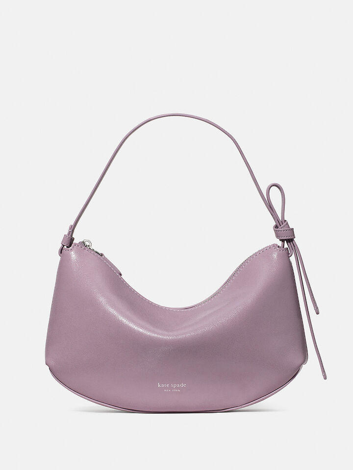 Loop Glazed Leather Shoulder Bag
