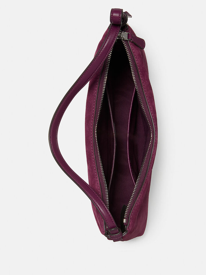 Loop Suede Shoulder Bag, PURPLE AGATE, hi-res image number 4