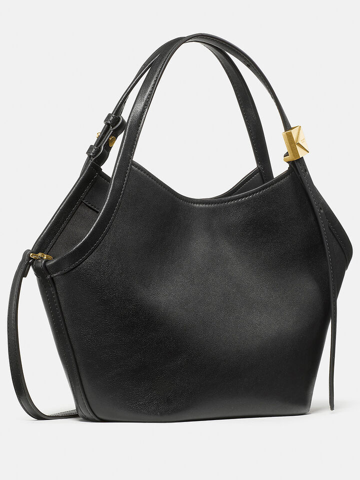 Deco Small Tulip Tote Bag, BLACK, hi-res image number 3