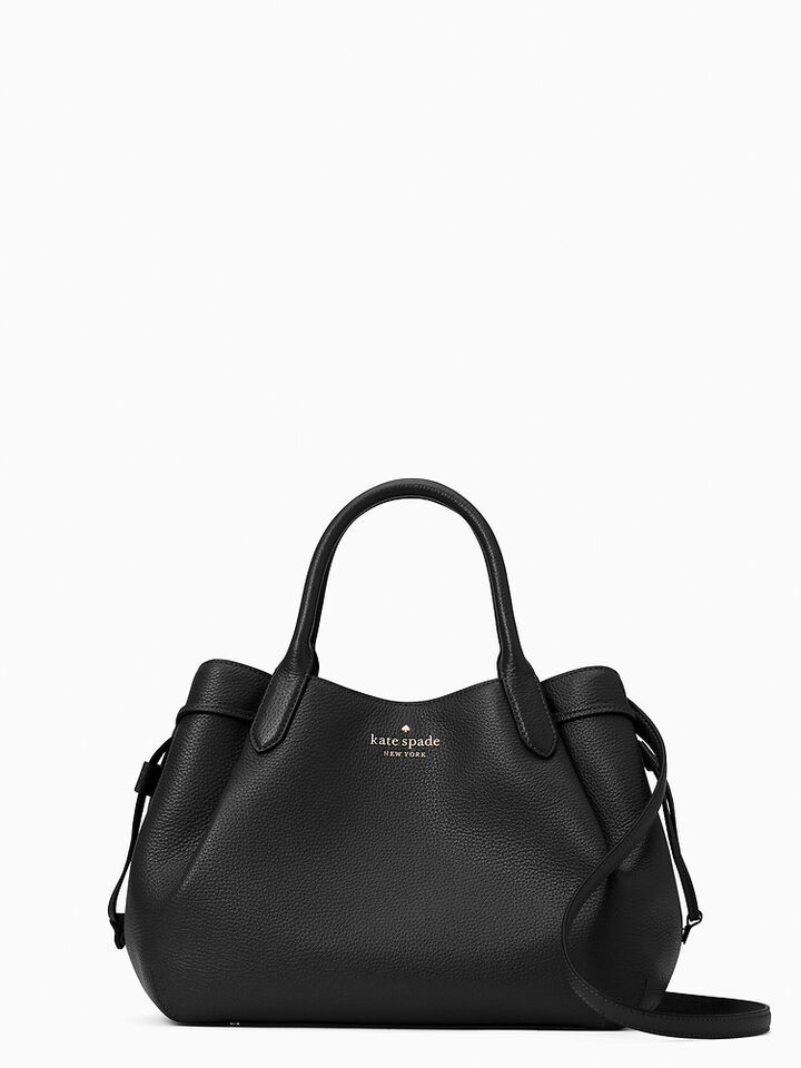 Dumpling Pebbled Leather Large Triple Compartment Satchel