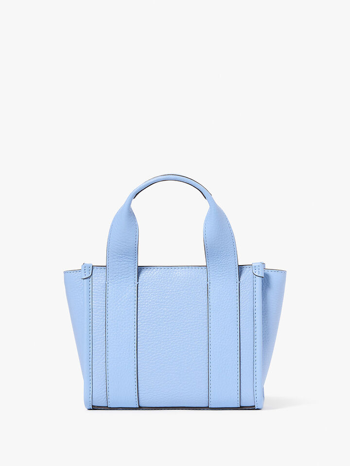 Kip Leather Mini Tote, PERIWINKLE SKY, hi-res image number 5