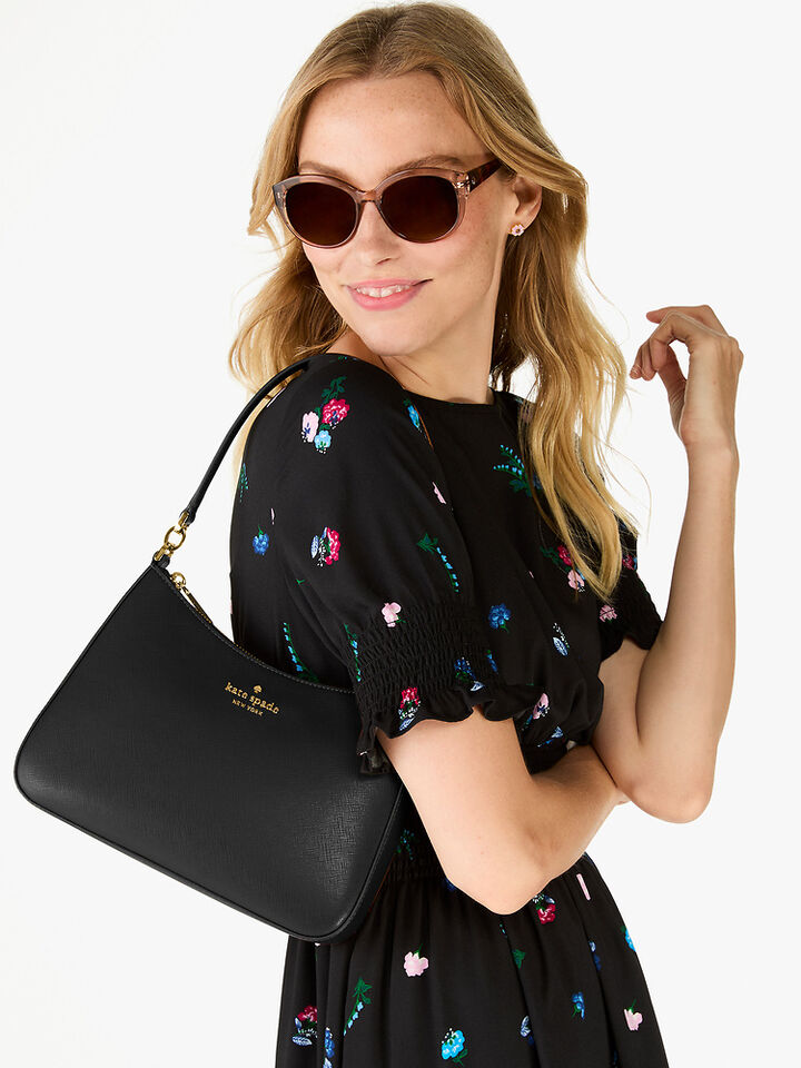 Madison Saffiano Leather Convertible Shoulder Bag