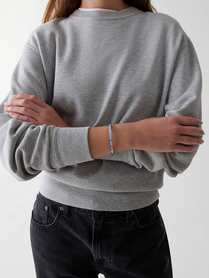 Spot The Spade Enamel Hinged Bangle, lilac moonlight, hi-res image number 2