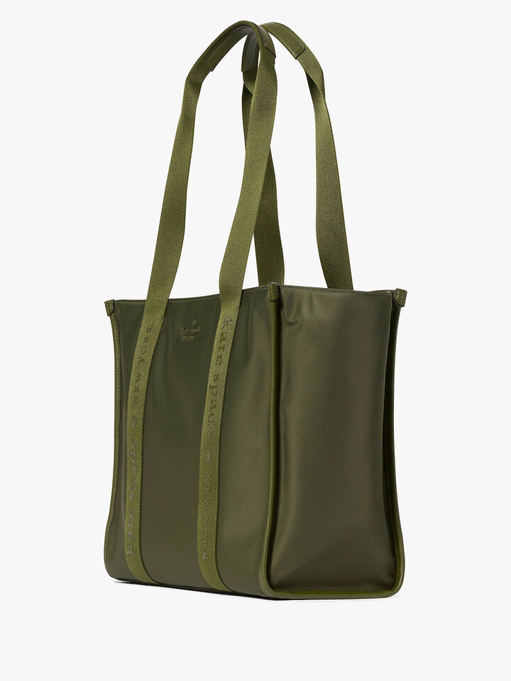 Kip Canvas Large Tote, ENCHANTED GREEN, hi-res image number 3