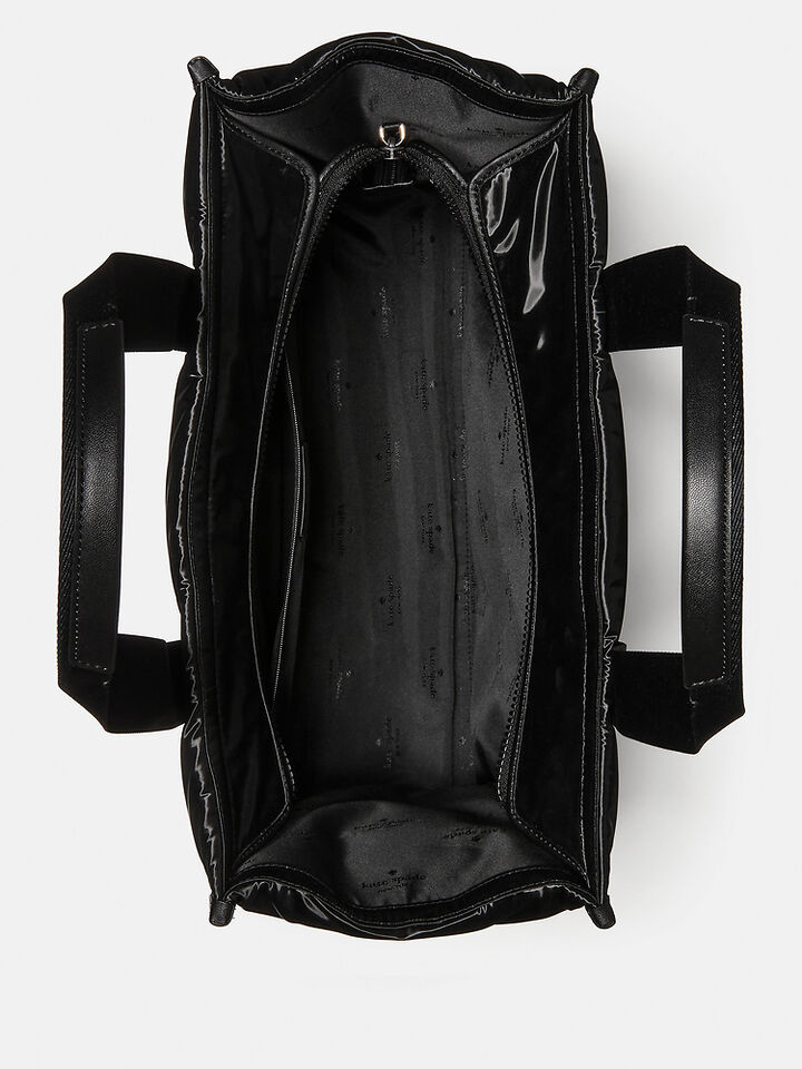 Kip Puffy Large Tote, BLACK, hi-res image number 4