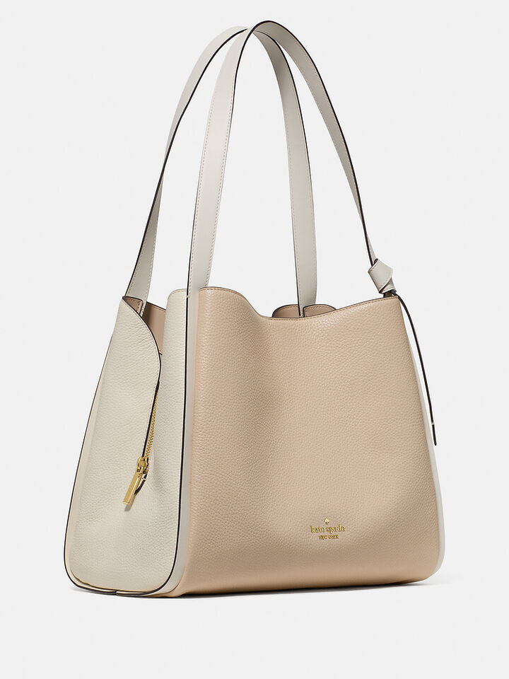 Knott Colorblock Large Carryall, White, hi-res image number 3