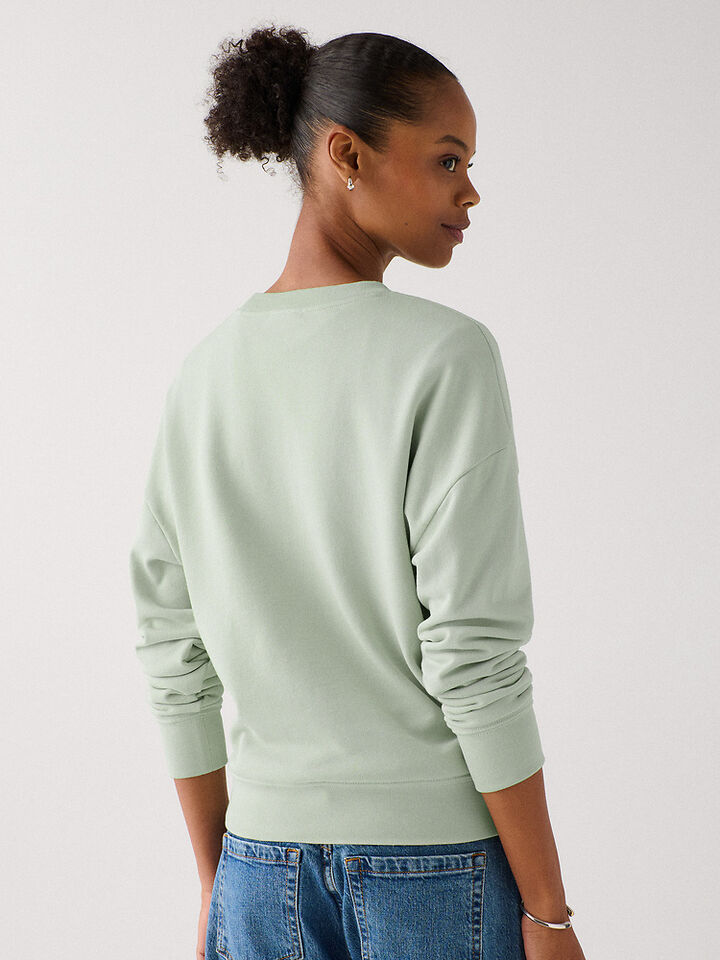 Essential Logo Sweatshirt, MINT FROSTING, hi-res image number 3