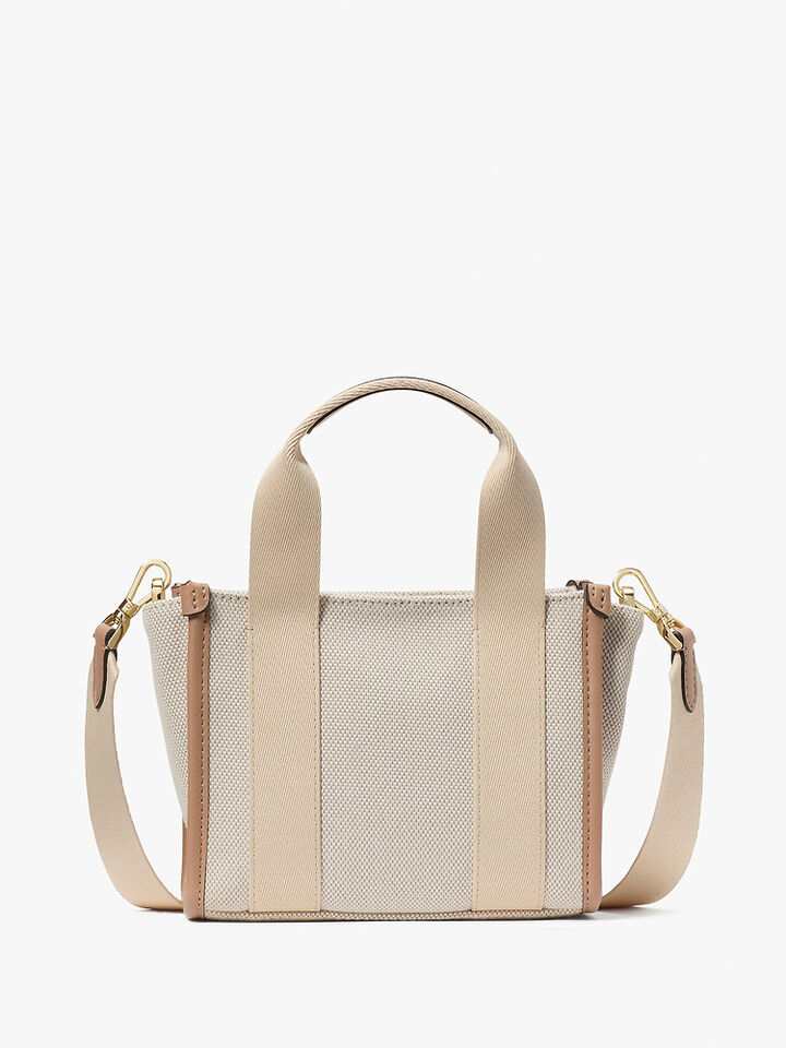 Kip Canvas Small Tote, LIGHT FAWN MULTI, hi-res image number 5