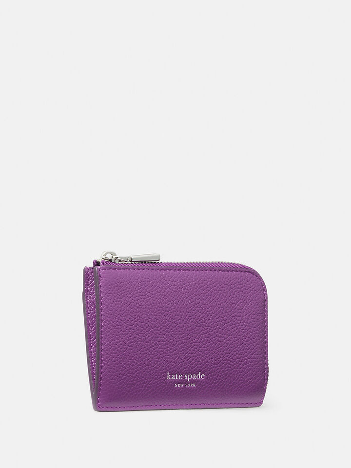 Mini Zip Card Case, Nightshade., hi-res image number 3