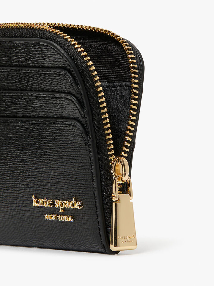 Devin Coin Card Case Wristlet, BLACK, hi-res image number 3