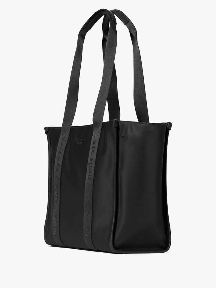 Kip Canvas Large Tote, BLACK, hi-res image number 3