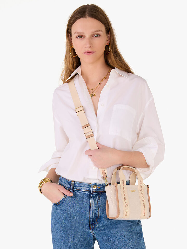 Kip Canvas Small Tote, LIGHT FAWN MULTI, hi-res image number 2