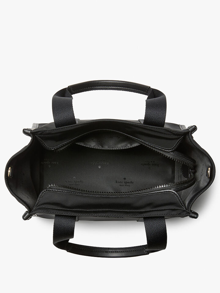 Kip Canvas Small Tote, BLACK, hi-res image number 4