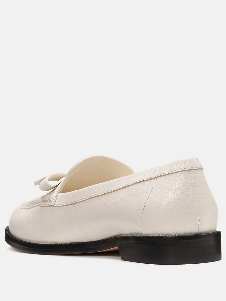 Deco Bow Loafer, CASHEW MILK, hi-res image number 3