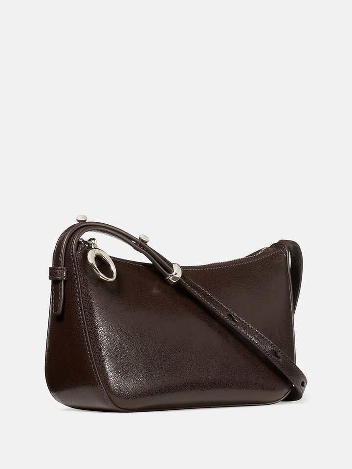 Halo Glazed Crossbody, Hot Fudge, hi-res image number 3
