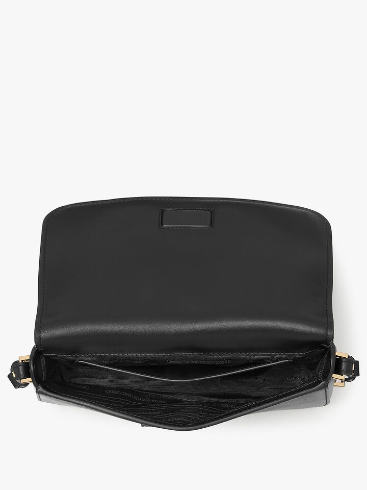 Liv Small East West Shoulder Bag, BLACK, hi-res image number 4